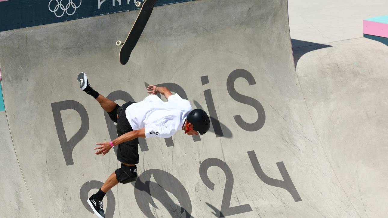 Skateboarder im Vorlauf ausgeschieden