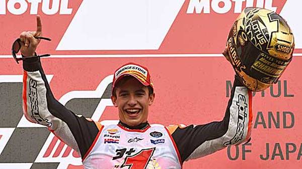 Campeon! Er hat es schon wieder getan: Marc Marquez gewinnt in seinem zweiten Jahr in der MotoGP seinen zweiten WM-Titel. SPORT1 hat die Bilder seiner Karriere