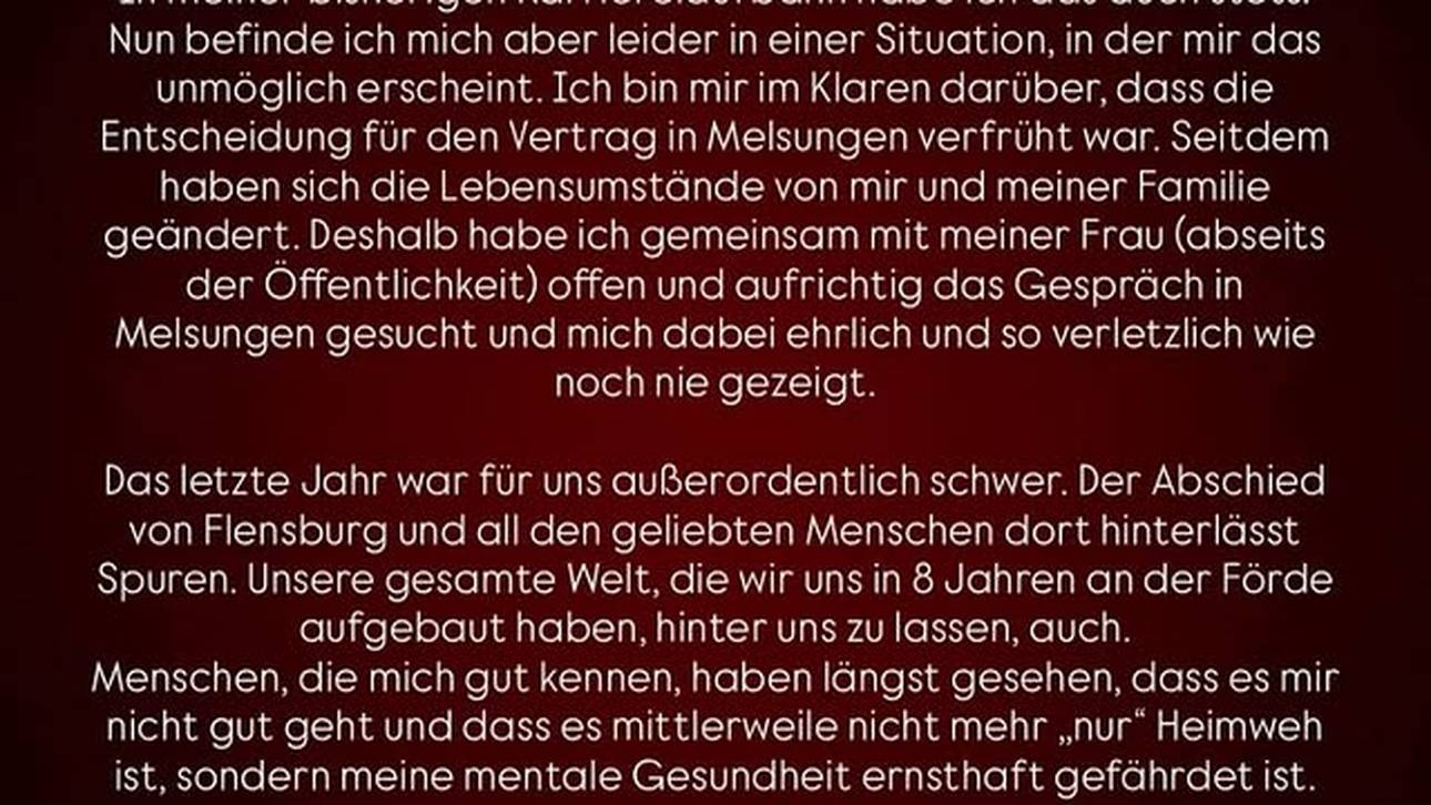 Johannes Golla richtete sich mit offenen Worten an die Handball-Fans