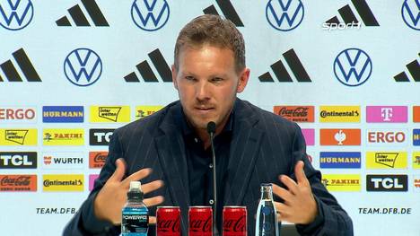 Julian Nagelsmann erklärt auf der Pressekonferenz, dass keiner der Spieler, denen er absagen musste, ein schlechter Mensch sei - und das mit spezieller Wortwahl. 