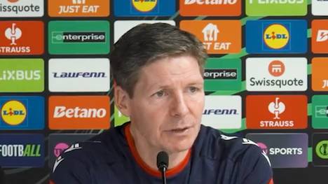 Oliver Glasner und Crystal Palace gelang am Wochenende ein wichtiger 1:0-Sieg gegen die Wolves. Vor dem Conference-League-Spiel gegen Mostar spricht er über seinen verletzten Stürmer Jean-Philippe Mateta.