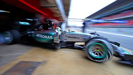 Lewis Hamilton, Tests, Barcelona, Mercedes