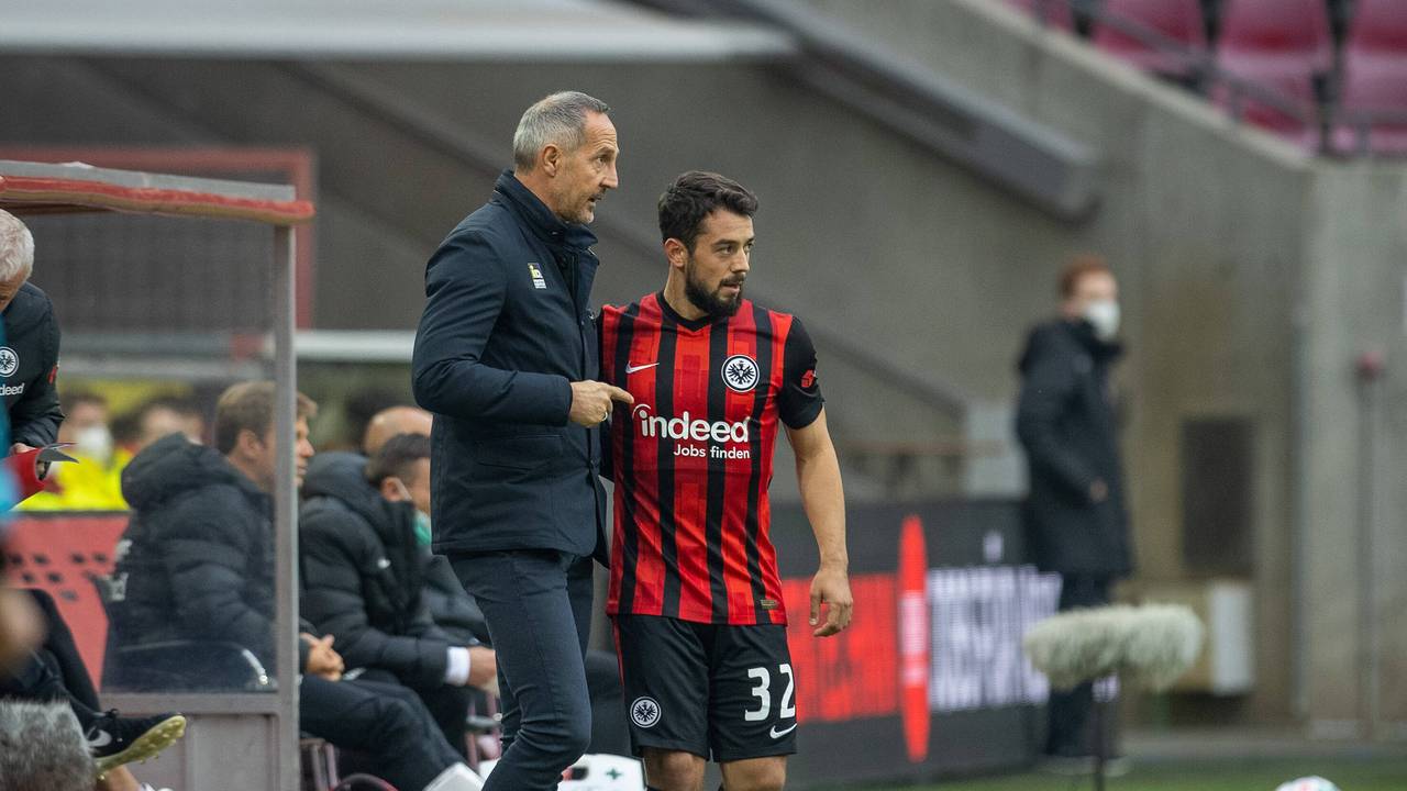 Amin Younes nach Corona-Erkrankung zurück im Training von Eintracht Frankfurt