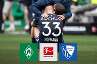 Der VfL Bochum hat bei Werder Bremen den Klassenerhalt in der eigenen Hand - und hält dem Druck nicht stand. Nach der deutlichen Abfuhr an der Weser geht’s ins Nervenspiel Relegation.