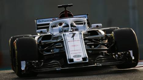 Kimi Räikkönen testete in Abu Dhabi nicht mehr im Ferrari, sondern für sein neues Team Sauber