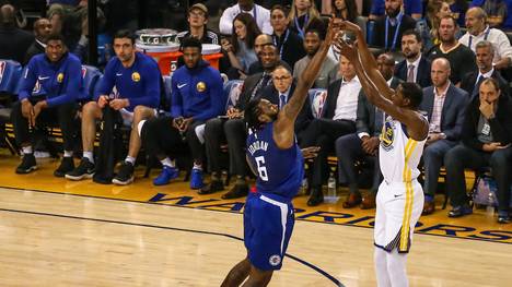 Warriors-Star Kevin Durant erzielte gegen die Clippers seinen 20.000 Punkt in der NBA