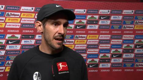 SC Freiburg-Trainer Julian Schuster spricht über seine erste Cheftrainer-Saison bei Freiburg und freut sich auf nächstes Jahr.
