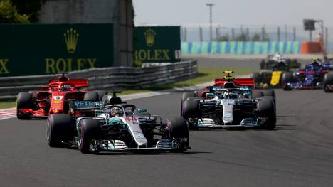 In der Formel 1 fahren Lewis Hamilton und Valtteri Bottas für Mercedes