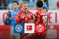 Der FSV Mainz 05 erteilt Holstein Kiel eine Lehrstunde. Nationalspieler Jonathan Burkardt trifft erneut und schließt damit zu Robert Lewandowski auf.