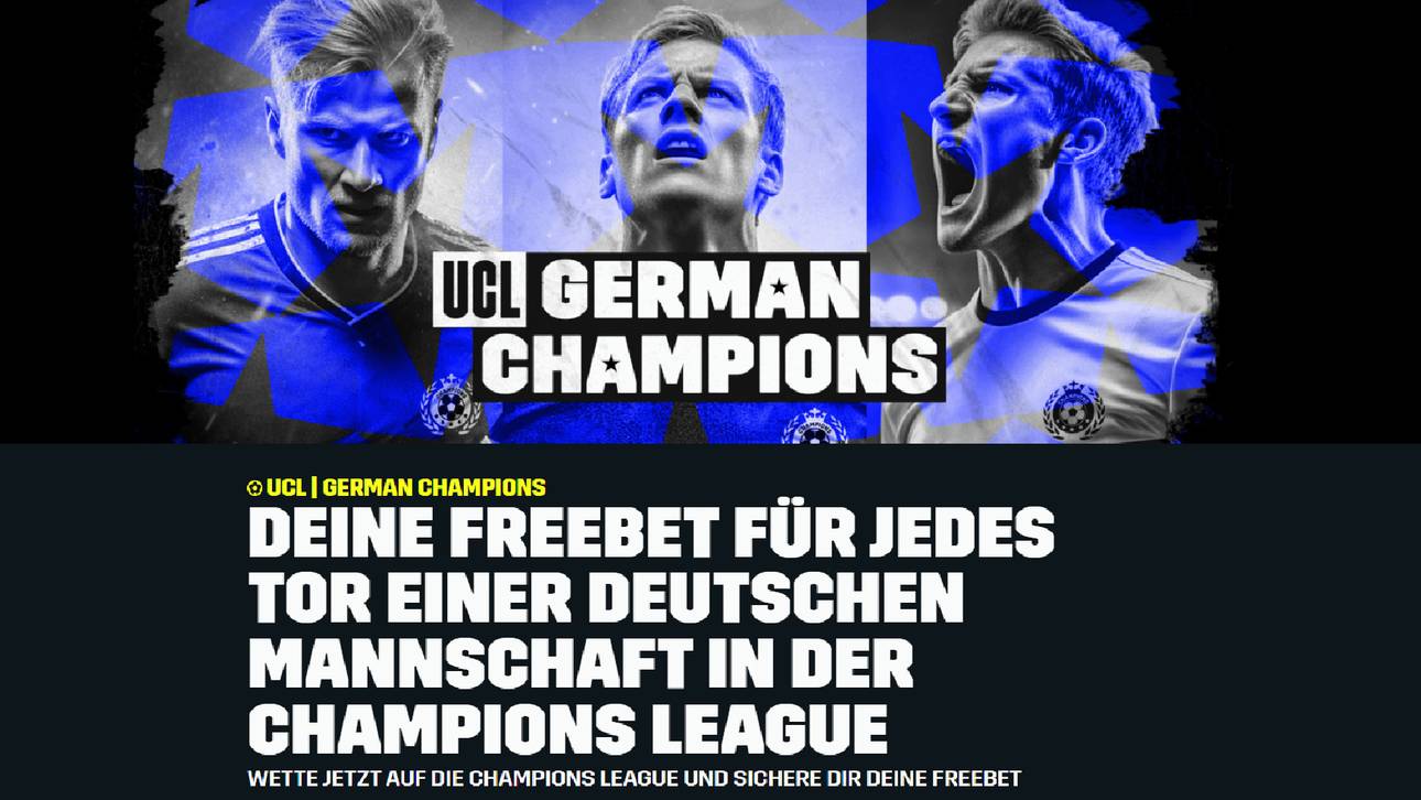 Bei DAZN Bet auf die CL wetten und Freiwetten abstauben.