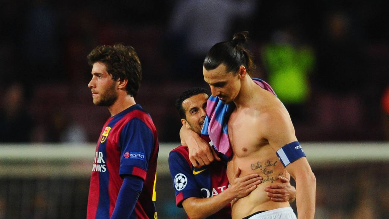FC Barcelona v Paris Saint-Germain - Zlatan Ibrahimovic