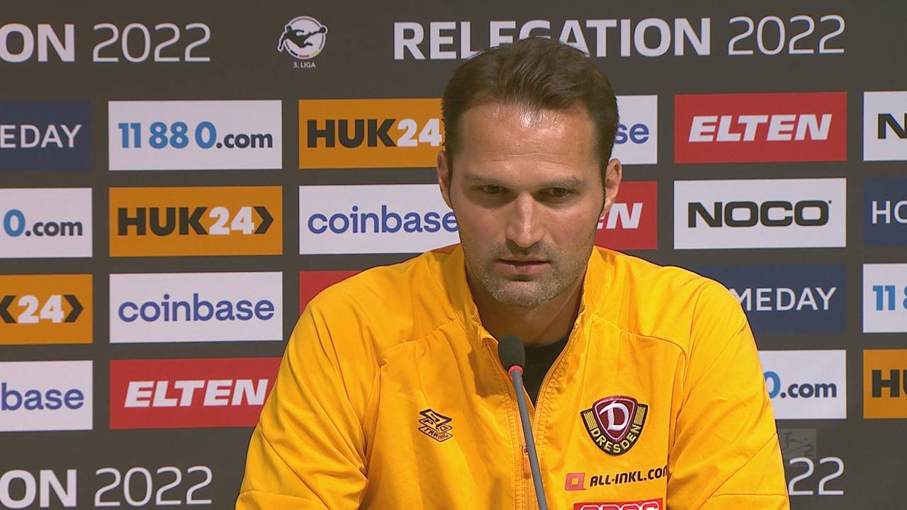 Relegation: Guerino Capretti von Dynamo Dresden nach dem Abstieg aus 2. Liga