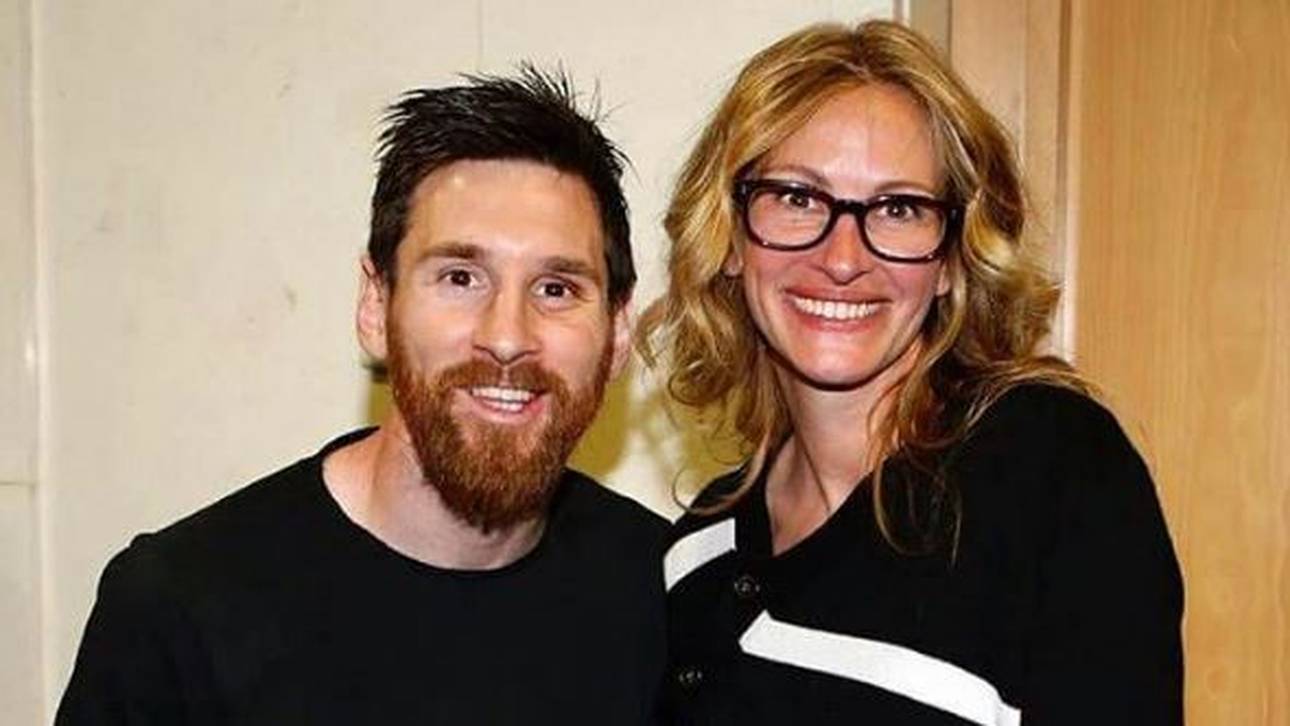 Julia Roberts trifft CR7 und Messi