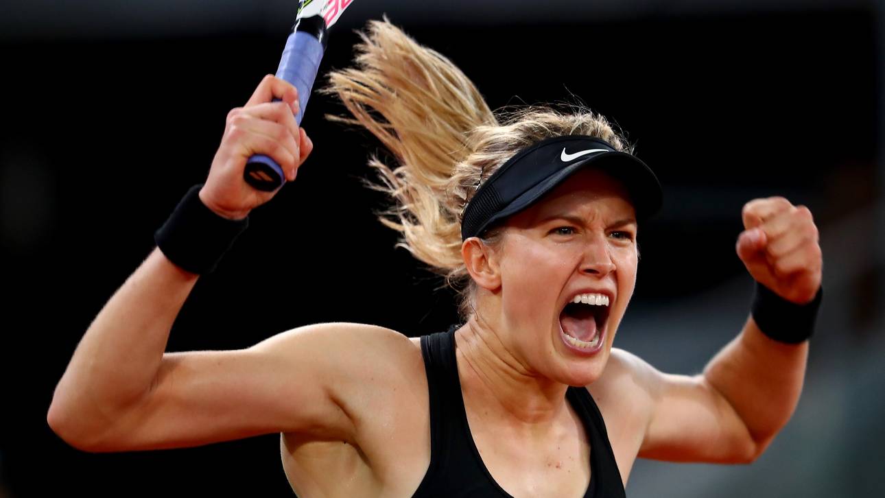 Bouchard teilt gegen Scharapowa aus