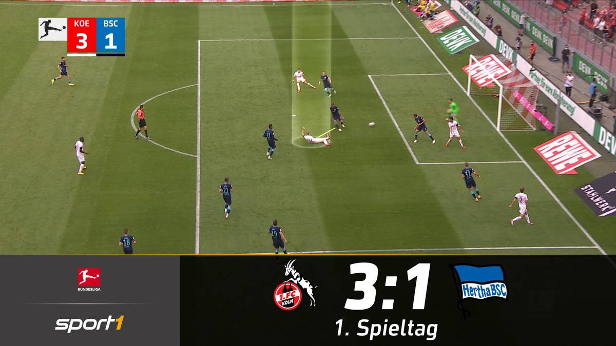 1.FC Köln - Hertha BSC (3:1): Highlights im Video | Bundesliga