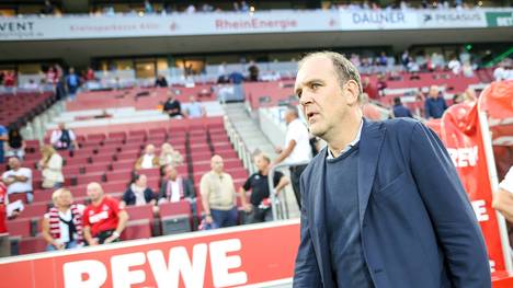 Manager Jörg Schmadtke vom 1. FC Köln hatte einen Protest angekündigt