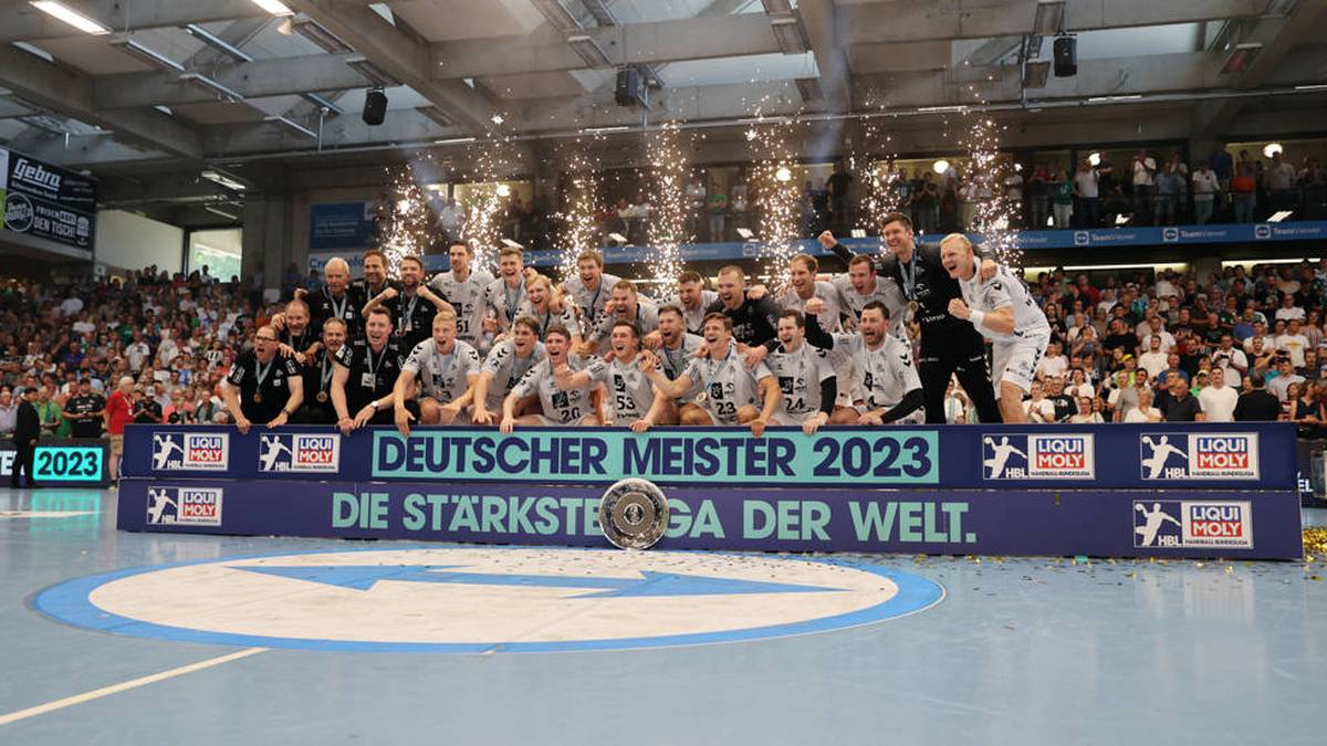 Der THW Kiel machte am 34. Spieltag in Göppingen die 23. Meisterschaft der Vereinsgeschichte perfekt