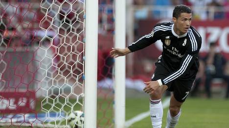 Cristiano Ronaldo netzte in Sevilla dreimal ein