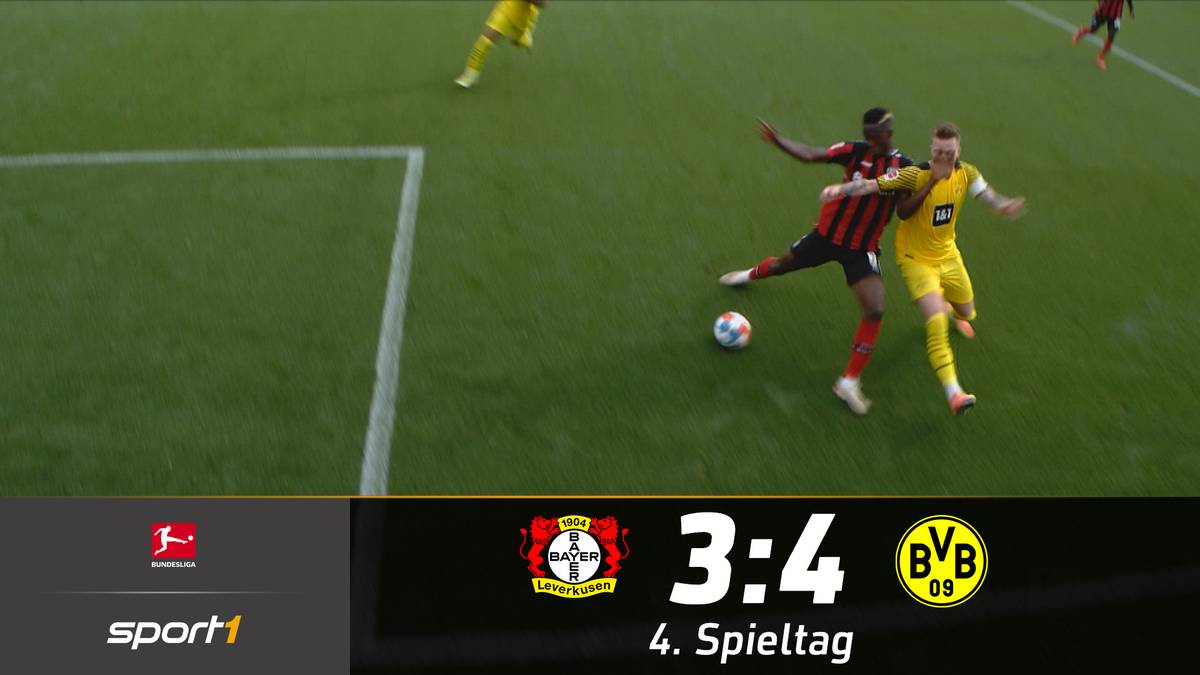 Bayer Leverkusen - Borussia Dortmund (3:4): Tore und Highlights | Bundesliga