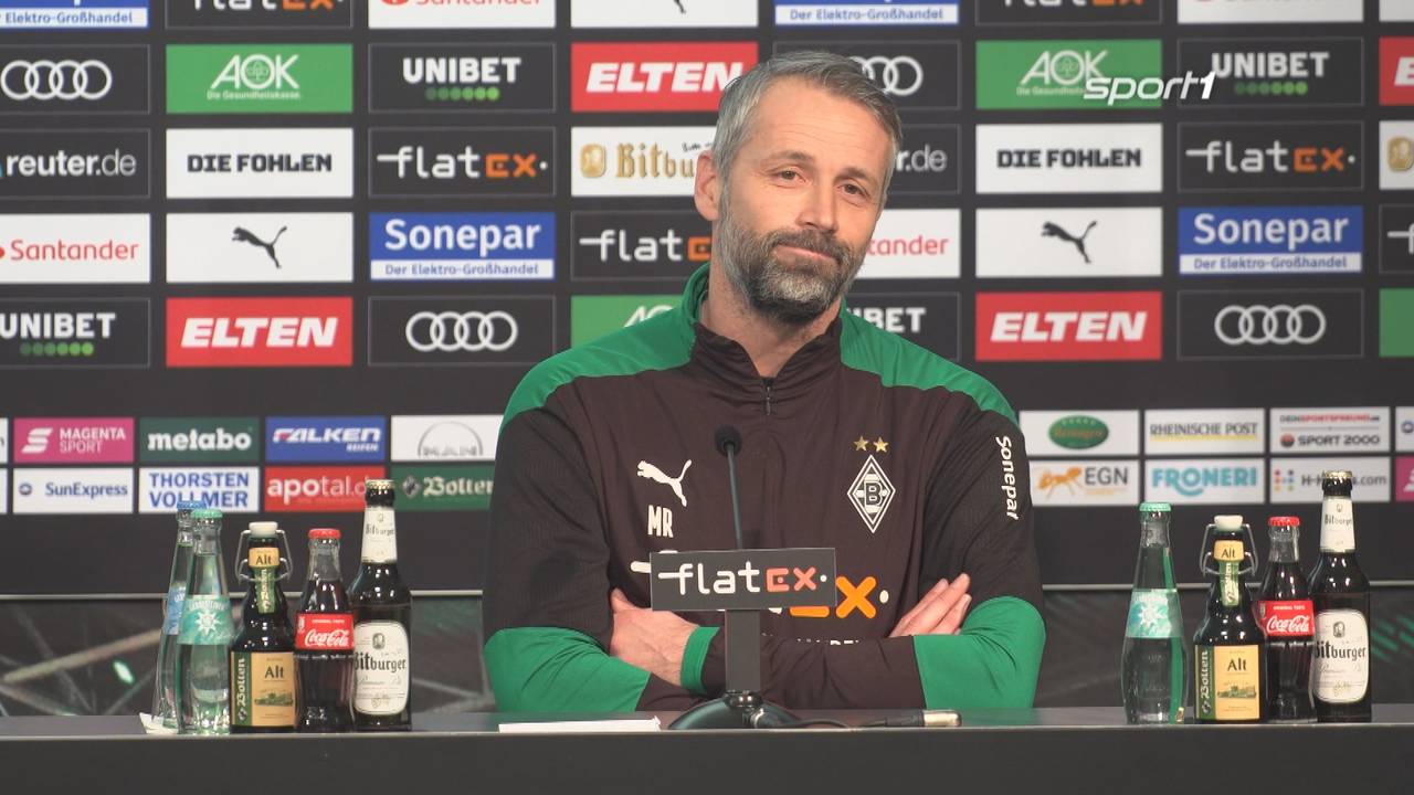 Marco Rose verwechselt auf der Pressekonferenz die zwei Borussias