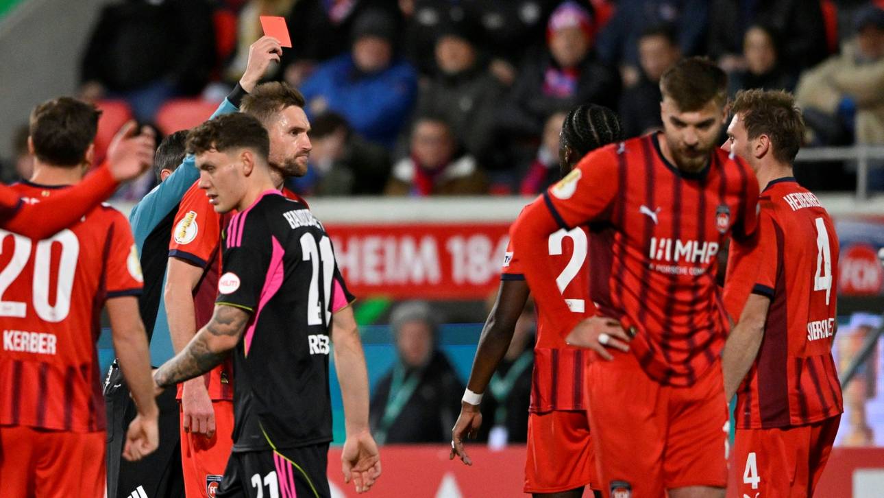 Sogar dreimal Rot bei HSV-Sieg