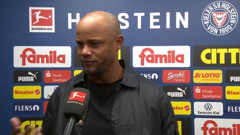 Der FC Bayern gewinnt deutlich bei Holstein Kiel. Nach dem klaren 6:1 äußert sich Trainer Vincent Kompany zur besonderen Rolle von Joshua Kimmich.