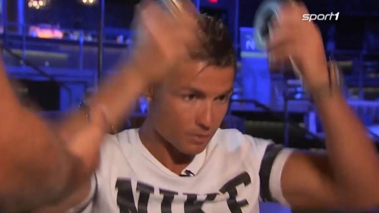 Ronaldo bricht Interview ab