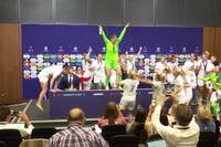 Nach einem starken Turnierverlauf krönte sich England zum ersten Mal überhaupt zum Frauen-Europameister. Nach der Partie zeigten sich die Engländerinnen besonders in Feierlaune.