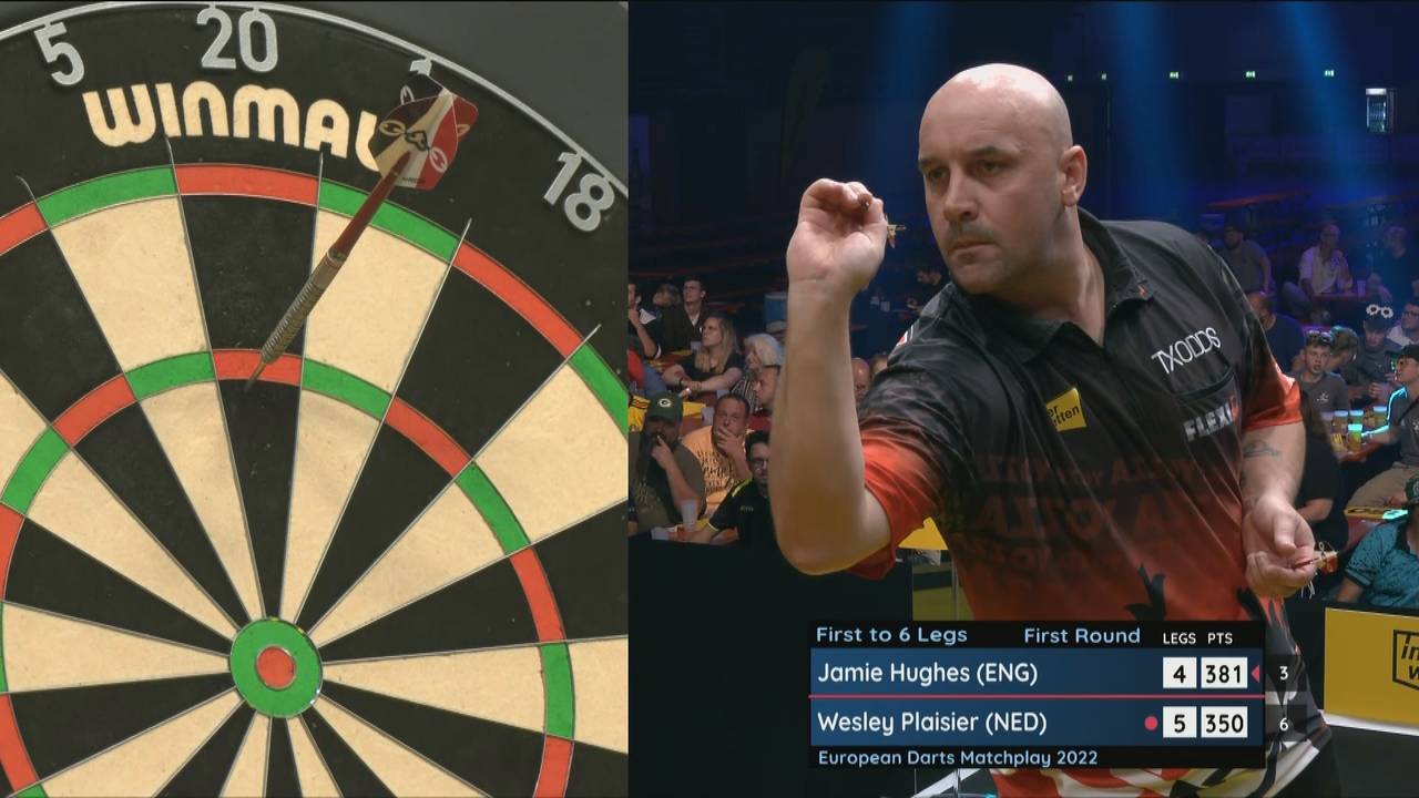 European Darts Matchplay: Wesley Plaisier schlägt Jamie Hughes in Trier