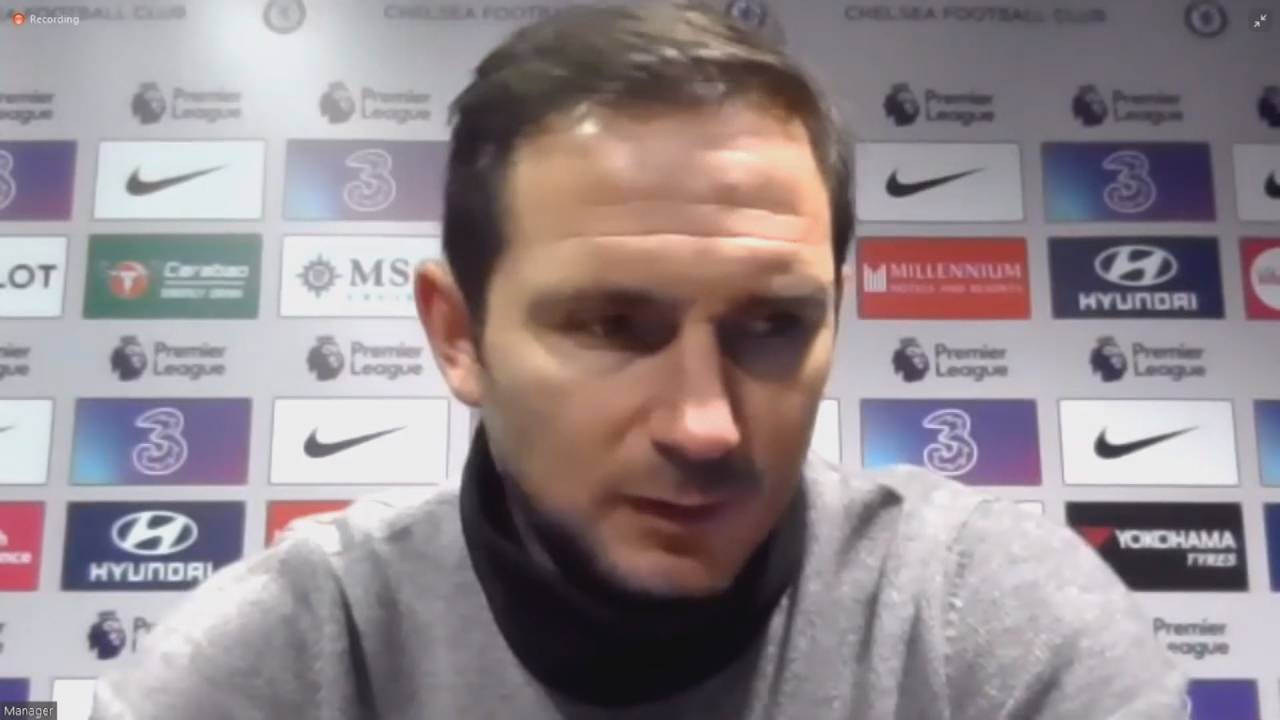 Trainer Frank Lampard vom FC Chelsea über Timo Werner und Kai Havertz