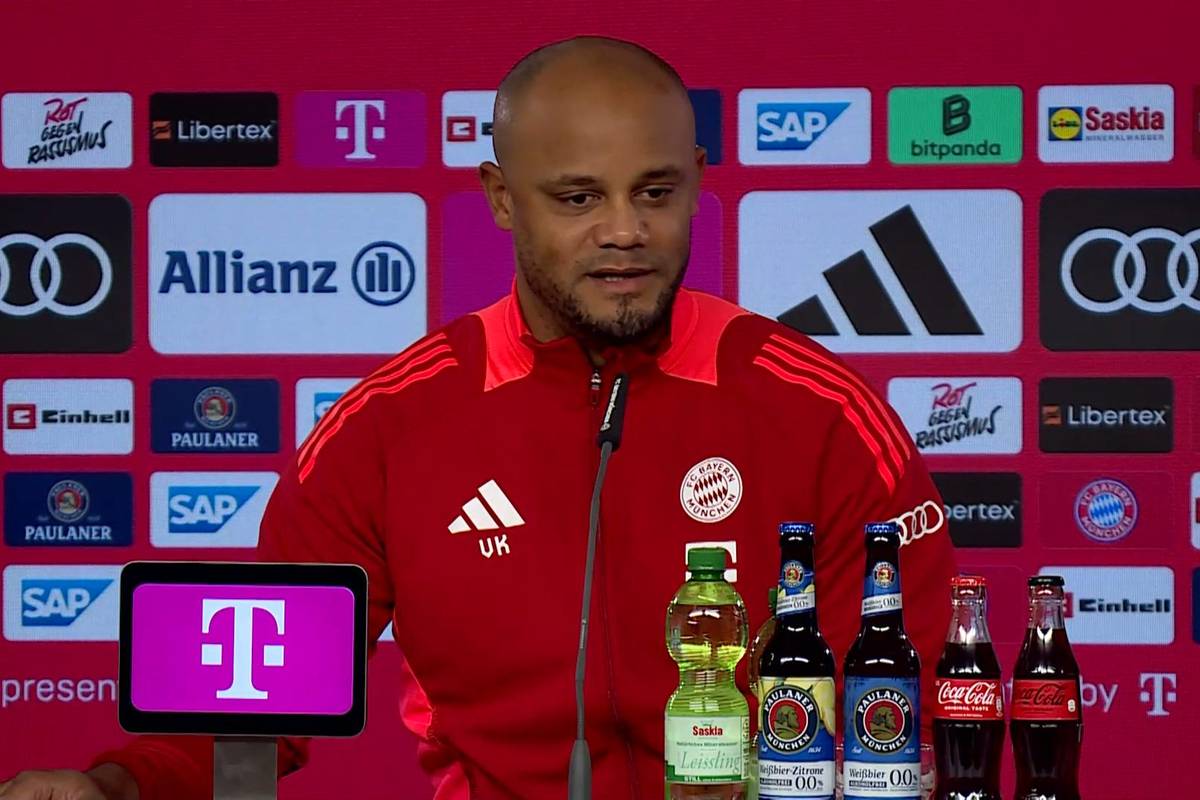 Vincent Kompany hat auf der Pressekonferenz vor der Partie gegen Hoffenheim über die Verletzten-Situation im Klub gesprochen.