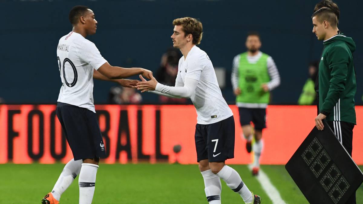 PLATZ 2 - FRANKREICH: Griezmann, Dembele, Mbappe, Pogba, und, und, und - Frankreich hat Qualität ohne Ende, Irland und Italien wurden zuletzt im Vorbeigehen bezwungen. Nach dem knapp verpassten EM-Titel scheint die Grande Nation bereit für den ersten großen Coup seit der Ära Zidane