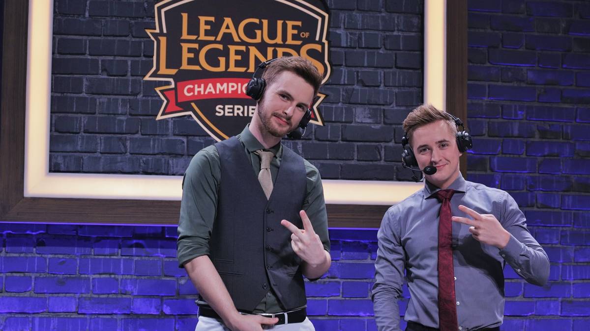 Tsepha (l.) und Krepo bilden das neue dynamische Duo unter den LCS-Kommentatoren