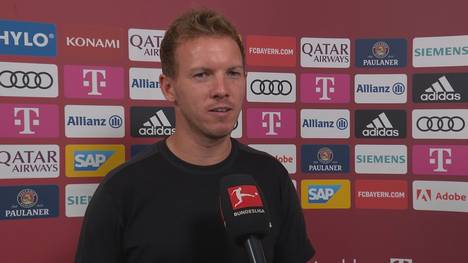 Julian Nagelsmann spricht im Interview über den Startelfdebütanten Eric Maxim Choupo-Moting und wie es dazu kam.