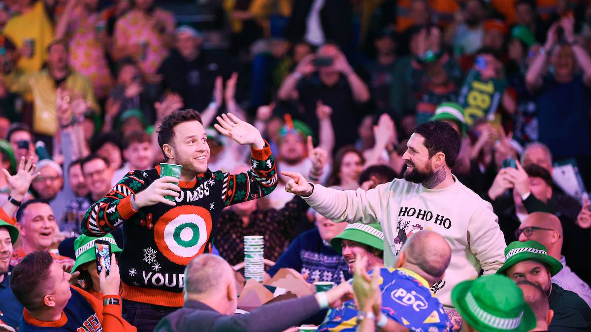 Sänger Olly Murs ist auch am Start