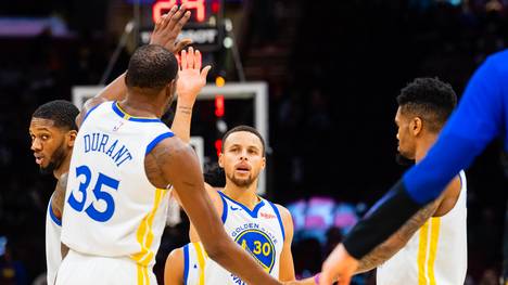 Kevin Durant und Stephen Curry wollen die Golden State Warriors zum nächsten Sieg führen