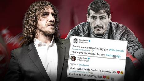 Der nun gelöschte Coming-Out-Tweet der spanischen Torwartlegende Iker Casillas und die Antwort von Carles Puyol schlagen für hohe Wellen.  