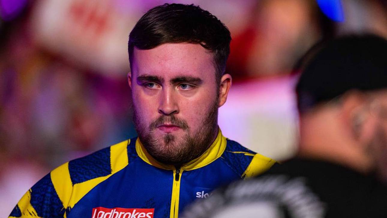 Luke Littler reagiert auf die WM-Auslosung