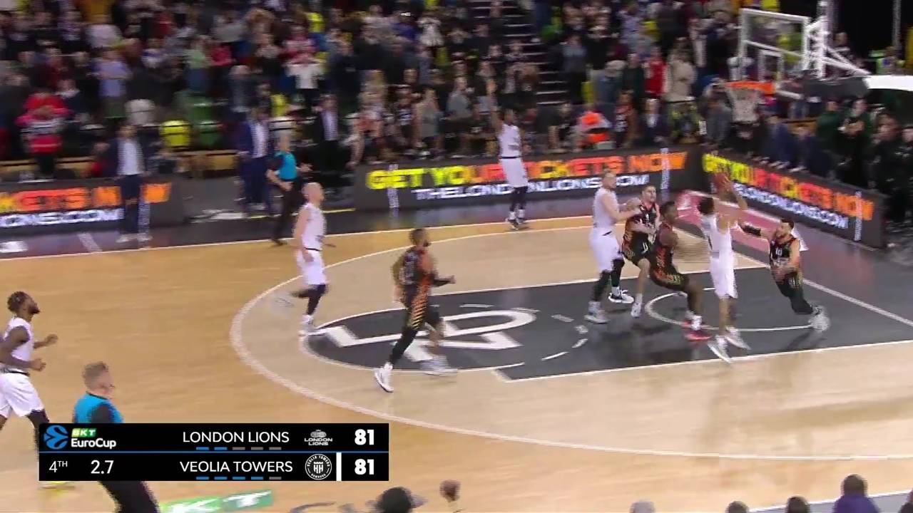 Towers Hamburg feiern London-Sensation in letzter Sekunde! | Basketball EuroCup