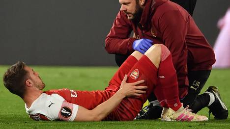 Aaron Ramsey wird dem FC Arsenal im Saisonendspurt verletzt fehlen