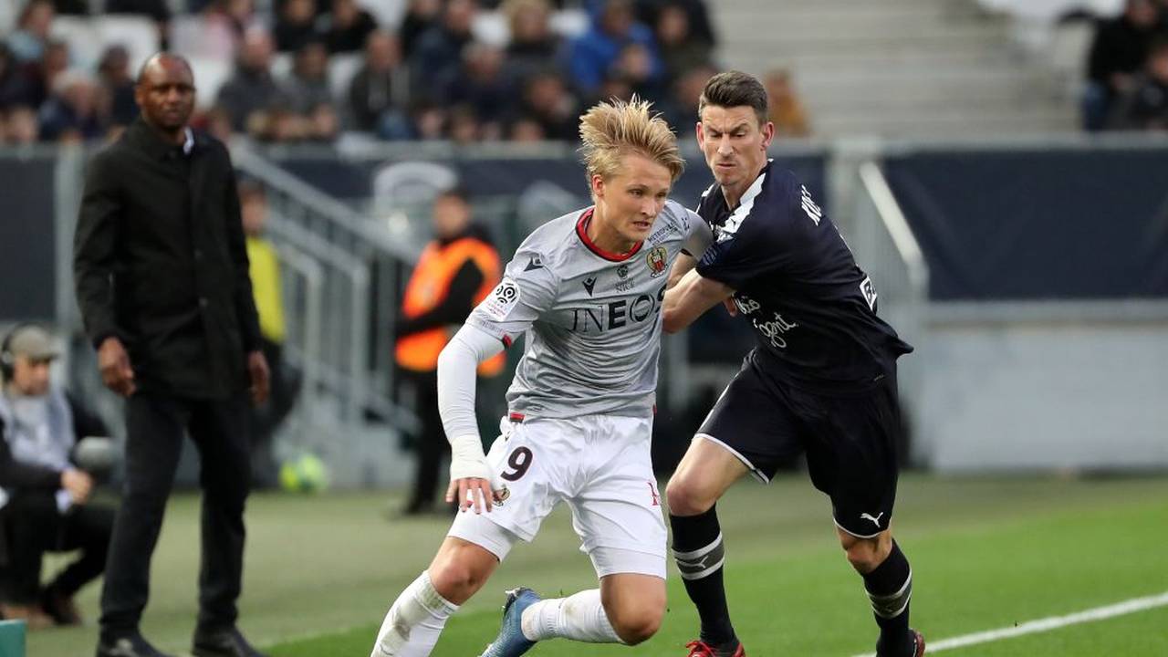 Kasper Dolberg von OGC Nizza zählt zu den besten Talenten Europas