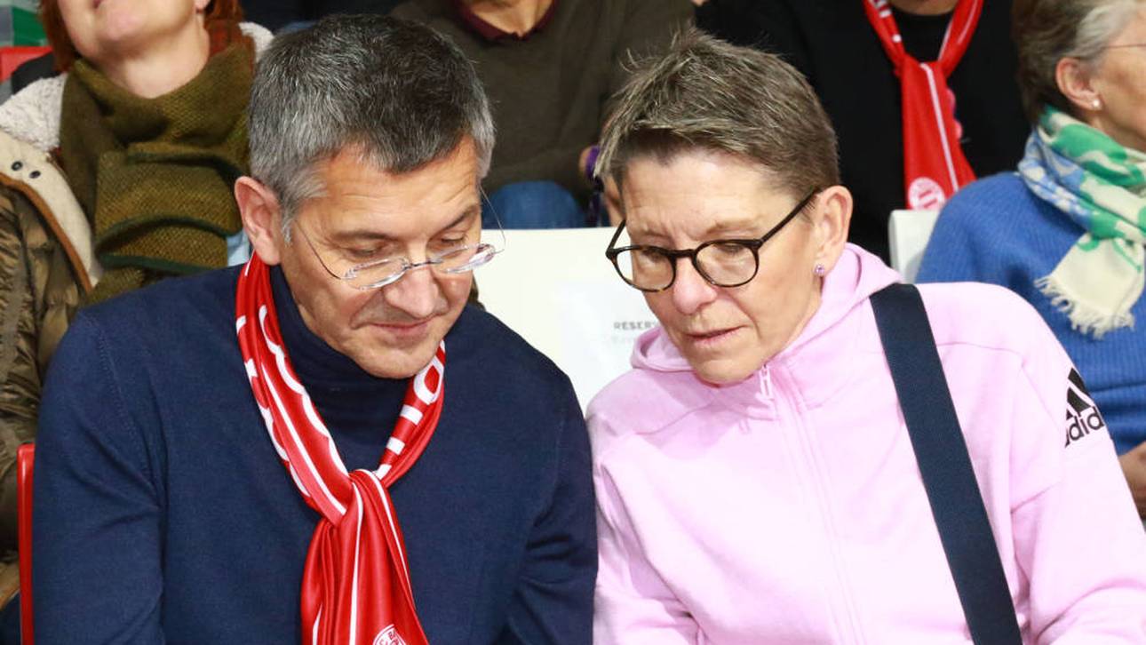 Herbert Hainer und Frau Angelika 2019 bei einem Spiel von Bayerns Basketballern