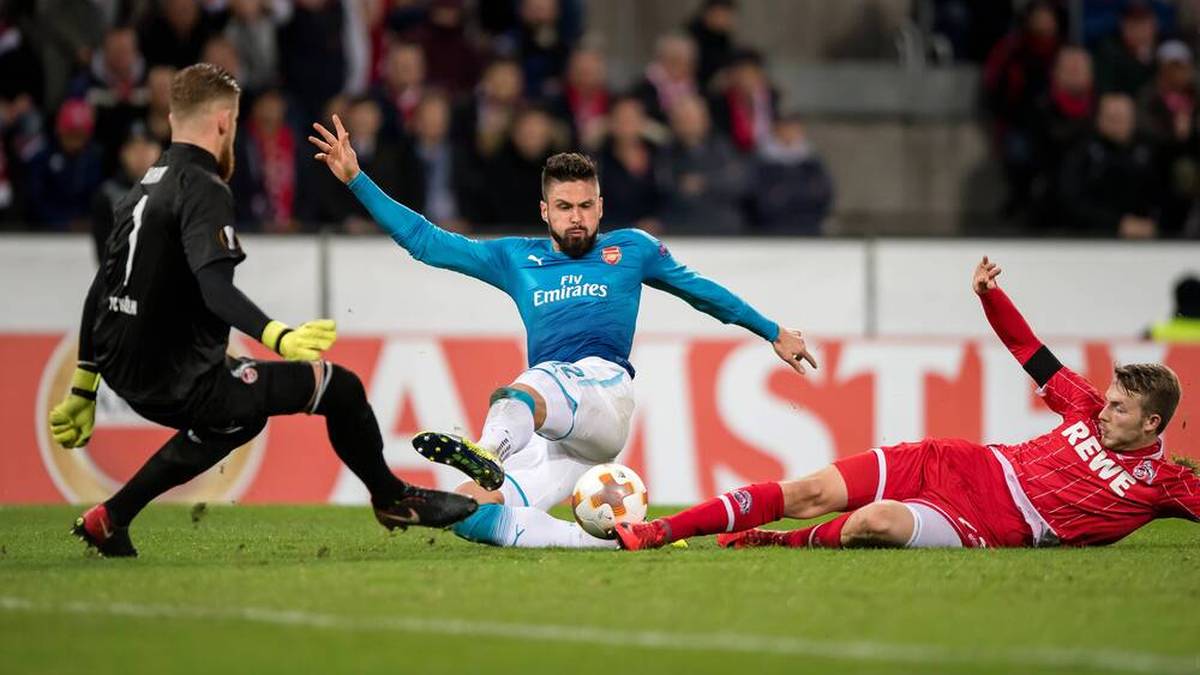 Timo Horn war dabei, als Köln den FC Arsenal in der Europa League mit 1:0 besiegte