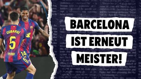 FC Barcelona krönt sich in der LaLiga zum Meister und holt damit seinen 29. Meistertitel, wobei es erst das zweite Mal in der Geschichte ist, dass eine Meisterschaft im Clasico entschieden wurde.