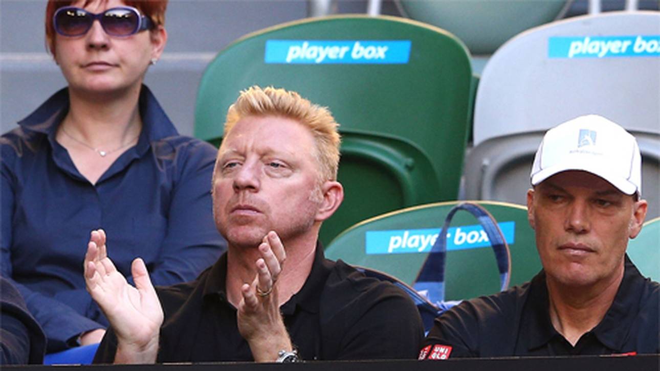 Boris Becker ist der Coach von Novak Djokovic