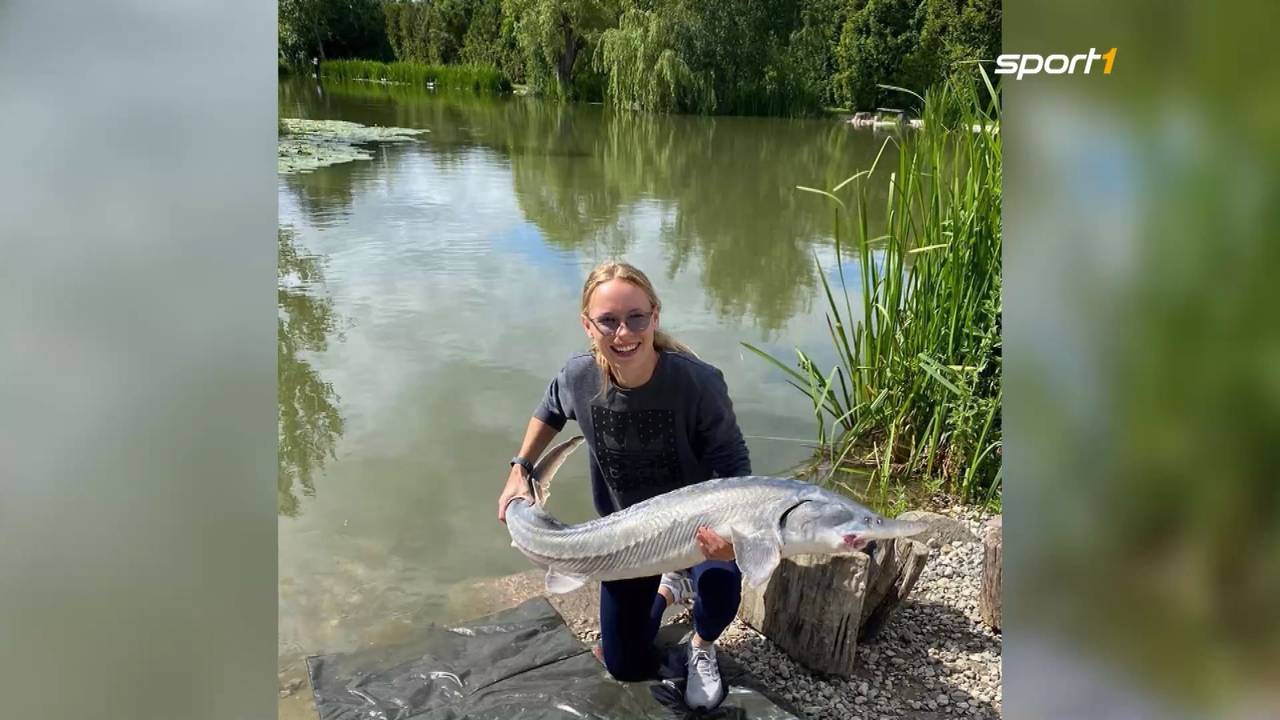 Dicker Fang! Caroline Wozniacki mit spektakulärer Beute
