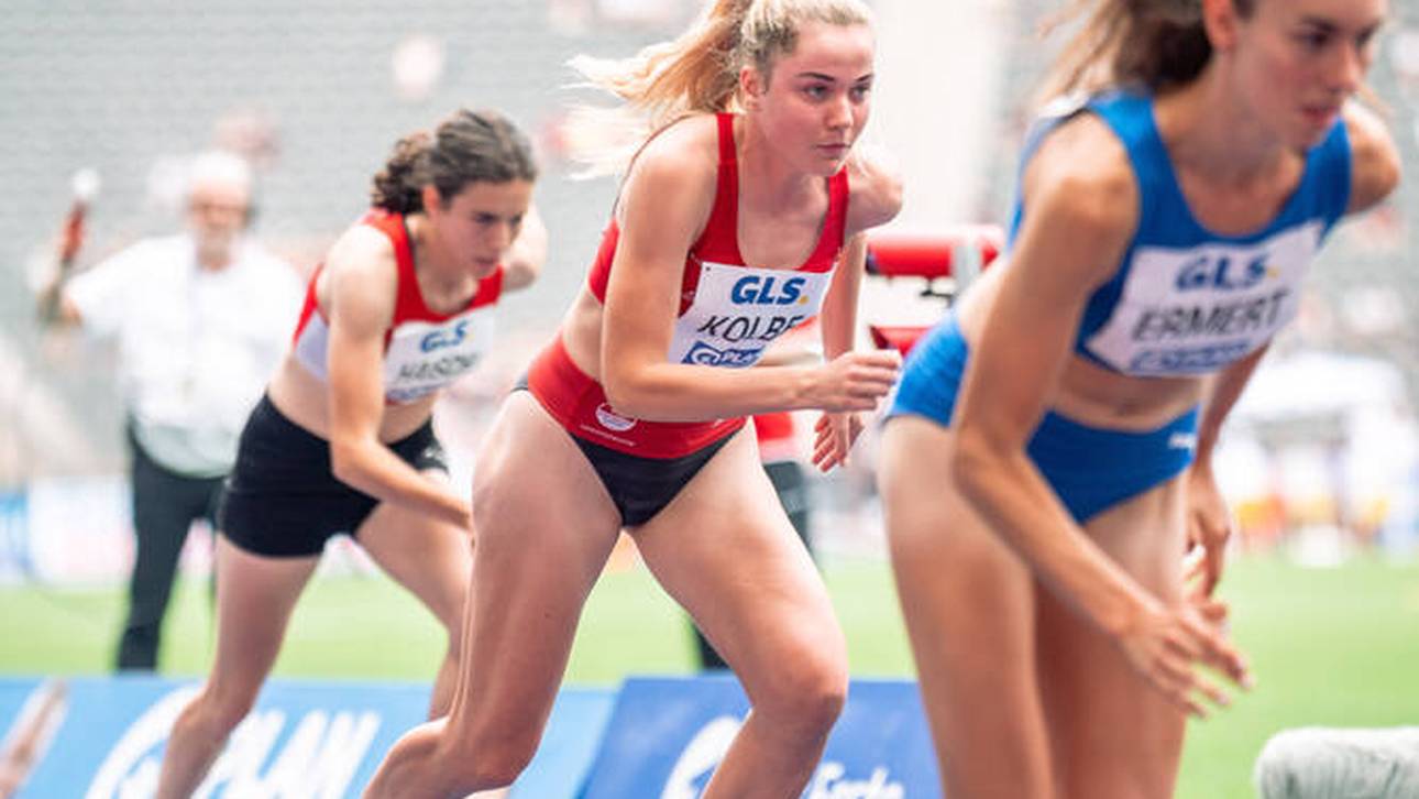 Läuferin Smilla Kolbe (M.) kurz nach dem Start