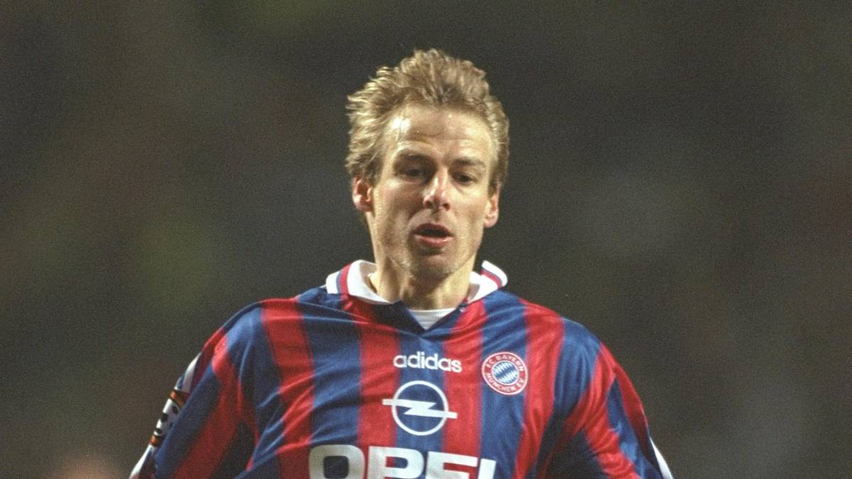 Jürgen Klinsmann spielte zwischen 1995 und 1997 für den FC Bayern München