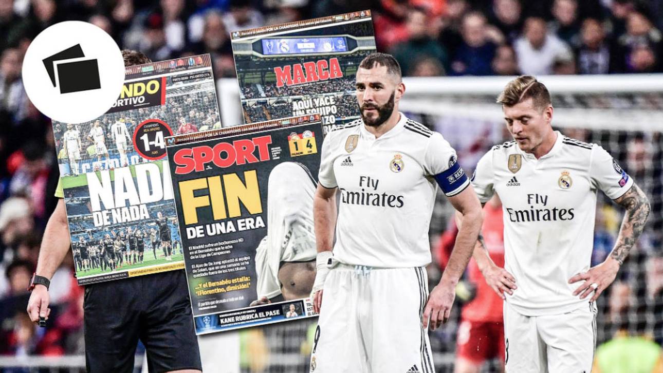 Presse: „Ajax zertrümmert Real“