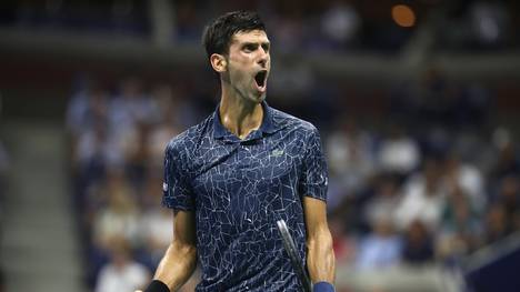 Novak Djokovic steht bei den US Open im Halbfinale